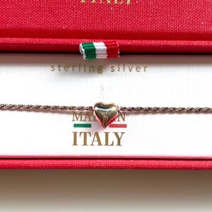 Silver Heart Bubble Bracelet